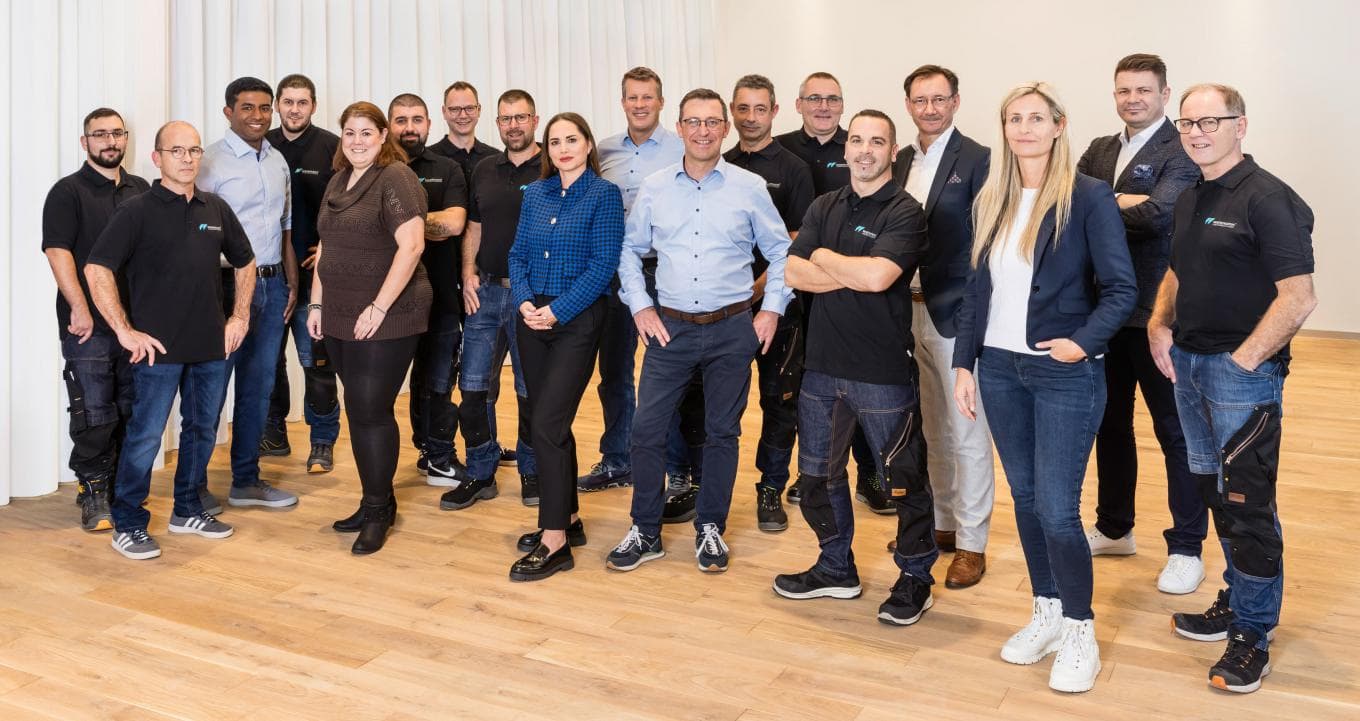 Das Wesemann-Schweiz-Team in Basel