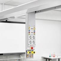 System DELTA30 Medienschiene, höhenverstellbar