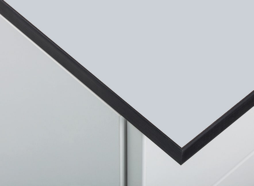 Vollkern Lichtgrau Arbeitsplatte Swatch