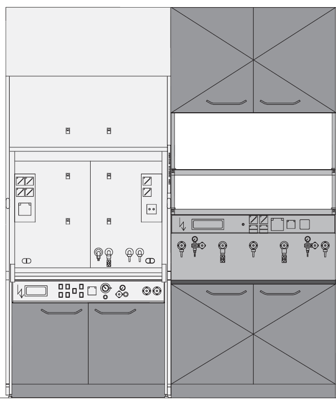 Systemaufbau — Laboratory system layout